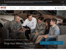 Tablet Screenshot of militaryautosource.com